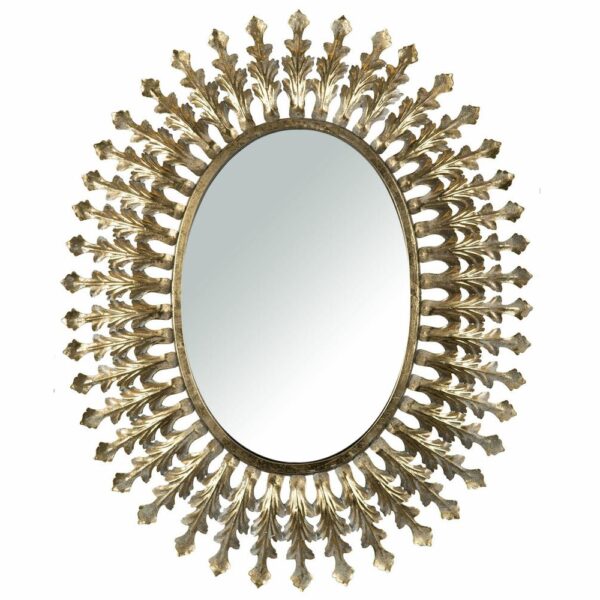 Spegel/Ranka Oval Guld