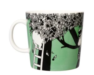 Arabia – Mumin mugg stor, grön 40 cl – design Tove Jansson