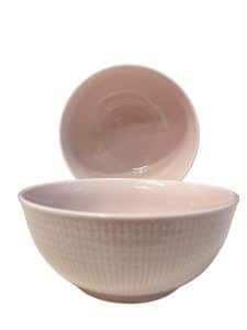 Rörstrand Swedish Grace – Ros, 2 st skål 60 cl – design Louise Adelborg