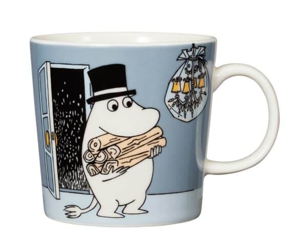 Arabia - Mumin / Moomin mugg - Mumin Pappan Grå Design Tove Jansson