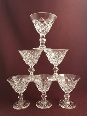 Kosta Boda 20 Rut 6 st martini glas design Fritz Kallenberg