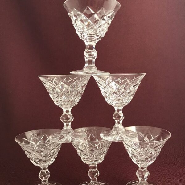 Kosta Boda 20 Rut 6 st martini glas design Fritz Kallenberg