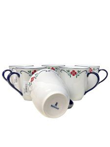 Rörstrand Sundborn – 6 st Kaffe / The muggar 30 cl – design Pia Rönndahl