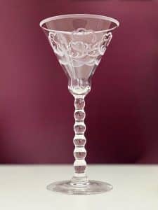 Orrefors Molnet – vinglas – design Simon Gate – vintage