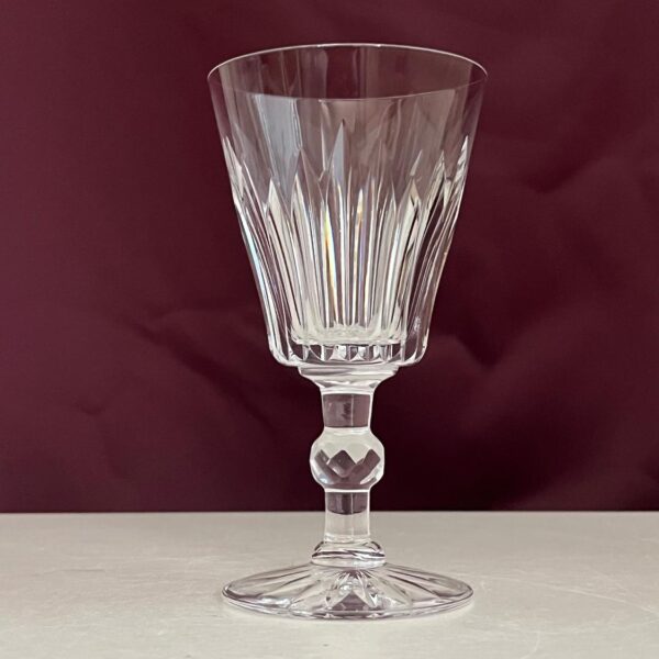 Kosta boda - Pyramid - Vit vinsglas hel kristall design Fritz Kallenberg