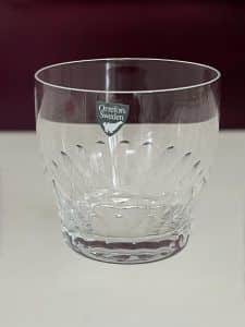 Orrefors Prelude – whisky- och selterglas – design Nils Landberg – vintage
