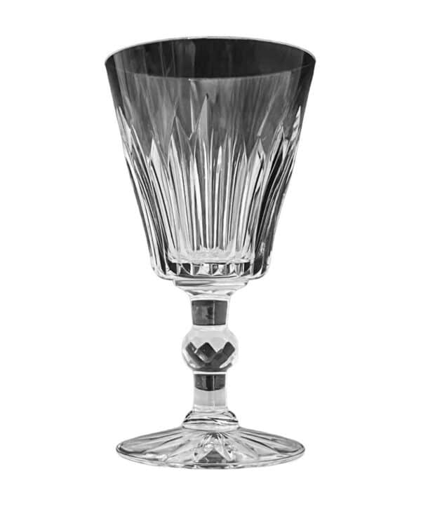 Kosta boda - Pyramid - Rödvinsglas hel kristall design Fritz Kallenberg