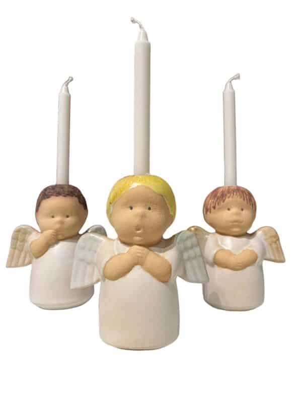 Gustavsberg - Barnänglar - 3 st änglar / Cherub design Lisa Larson