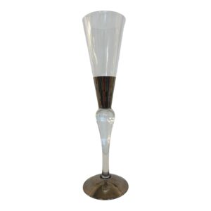 Orrefors - Clown - Champagneglas i kristall Celebration rand - Vintage - Designer Anne Nilsson