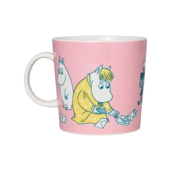 Arabia - Mumin / Moomin - ABC - Stor Mugg - Y - 40 CL Rosa Design Tove Jansson