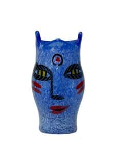 Kosta Boda - Open Minds - Blå Miniatyr Vas Design Ulrica Hydman Vallien