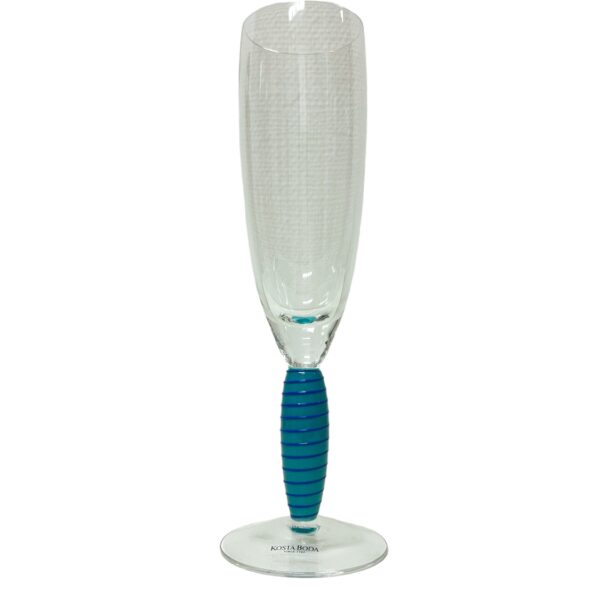 Kosta Boda - Epoque - Champagne glas Turkos Design Anna Ehrner
