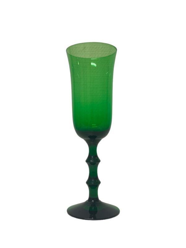 Orrefors - Salut - Champagneglas Grön design Simon Gate