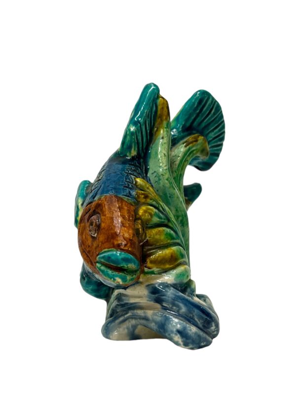 Rörstrand - Figurin - Fisk bakom sjögräs / Korall Design Gunnar Nylund