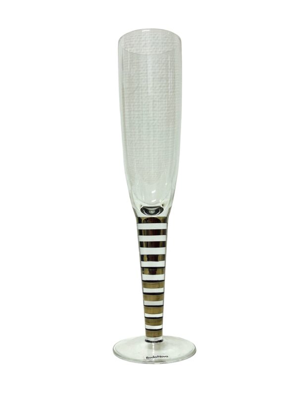 Boda Nova - Select - Champagneglas Silver design Liselotte Henriksen