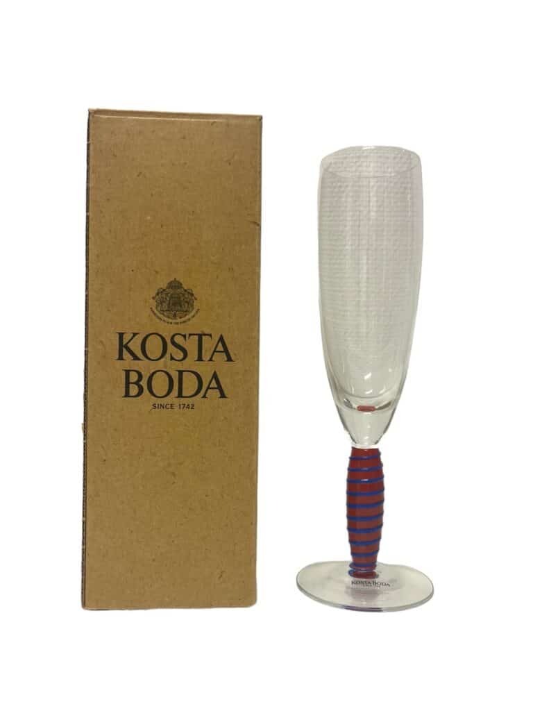 Kosta Boda - Epoque - Champagne glas Röd Design Anna Ehrner