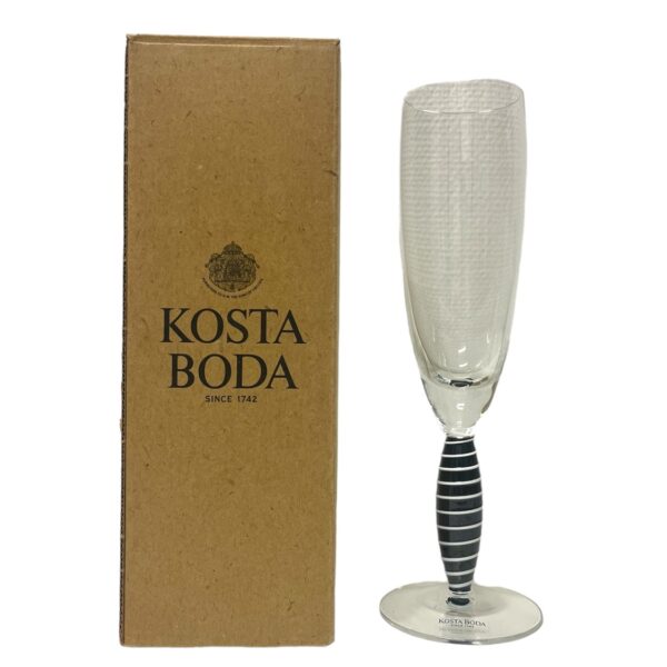 Kosta Boda - Epoque - Champagne glas Svart Design Anna Ehrner