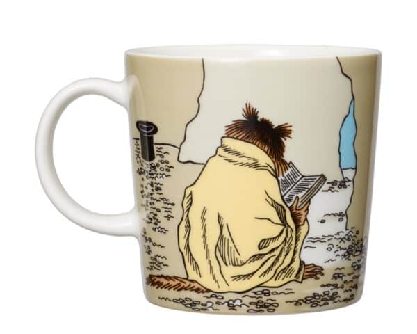 Arabia - Mumin / Moomin mugg - Bisamråttan beige Design Tove Jansson