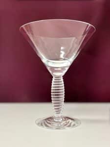 Kosta Boda Epoque – martini- och champagneglas i kristall – design Anna Ehrner – vintage