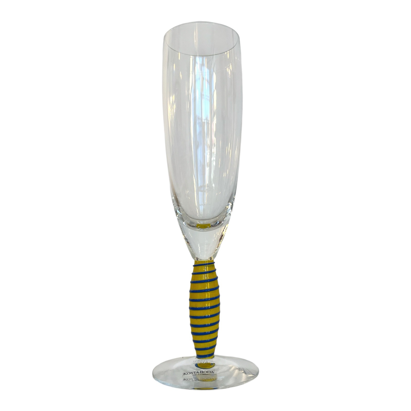 Kosta Boda - Epoque - Champagne glas Gul Design Anna Ehrner
