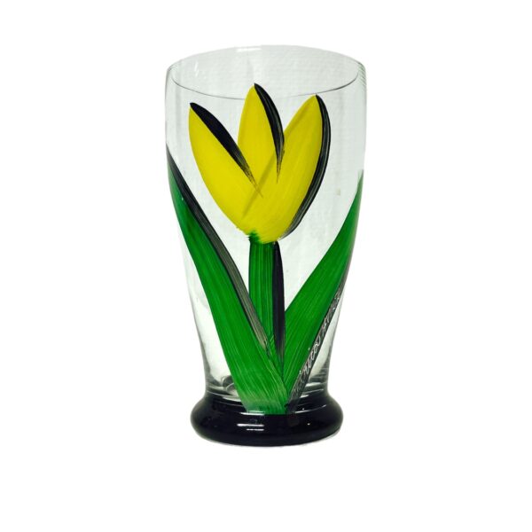 Kosta Boda - Tulipa - Öl / Vattenglas Gul Design Ulrica Hydman Vallien