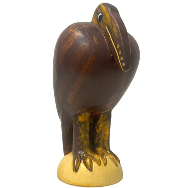 Gustavsberg - Fenix - Fågeln Fingal brun design Lisa Larson