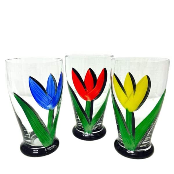 Kosta Boda - Tulipa - 3 st Öl / Vattenglas Design Ulrica Hydman Vallien