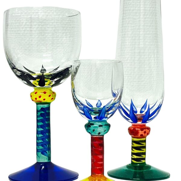 Kosta Boda - Palm Tree - 3 st favoriter glas Design Ken Done