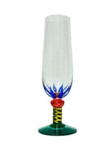 Kosta Boda Palm Tree – champagneglas i kristall – design Ken Done – vintage