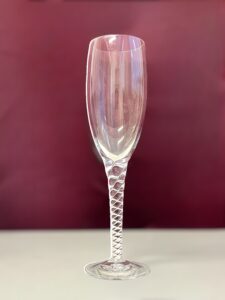 Orrefors Anne – champagneglas i kristall – design Anne Nilsson – vintage