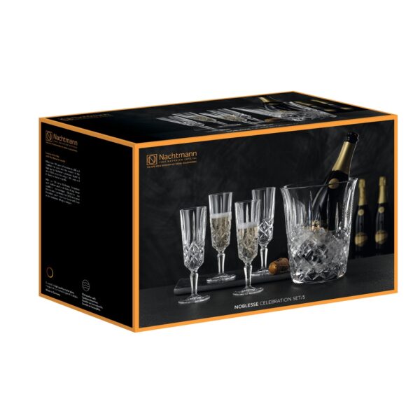 Nachtmann - Noblesse 4 st Champagneglas & champagne kylare Ishink