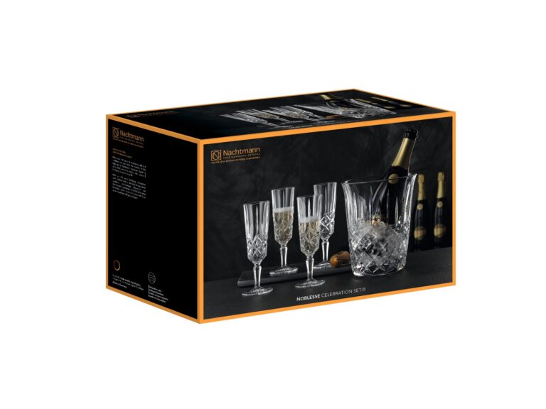 Nachtmann - Noblesse 4 st Champagneglas & champagne kylare Ishink