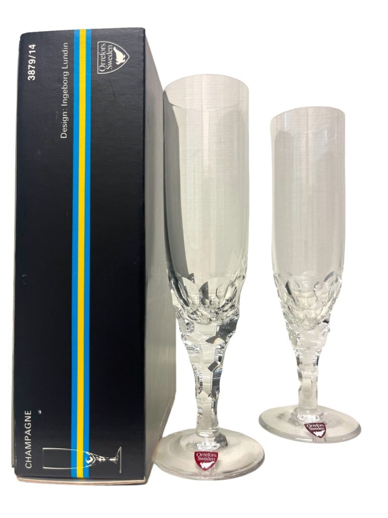 Orrefors - Carina - 2 Pack Champagneglas originalkartong design Ingeborg Lundin