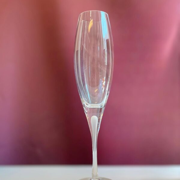 Orrefors - intermezzo satin - champagneglas Design Erika Lagerbielke