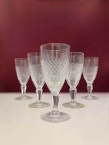 Kosta Boda - Safir - 6-pack Stora snapsglas Designer Fritz Kallenberg