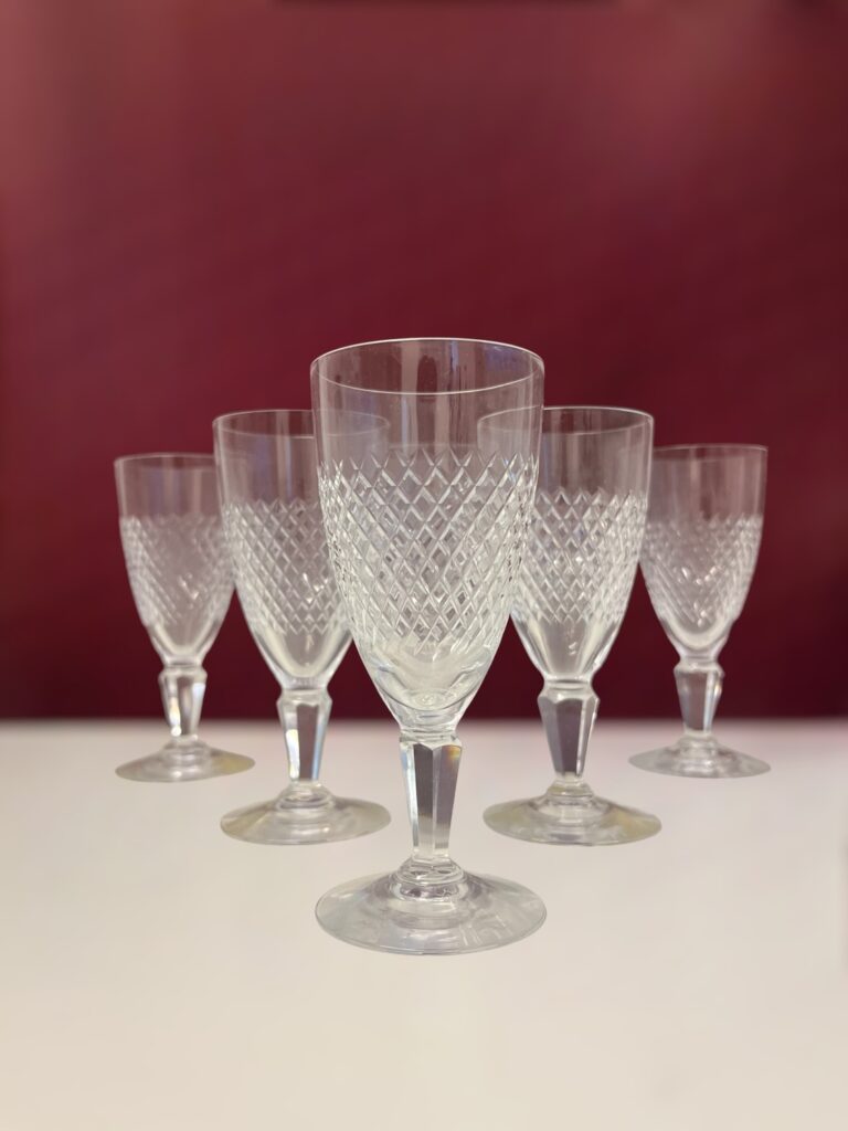 Kosta Boda - Safir 6 st Snaps glas - design Fritz Kallenberg