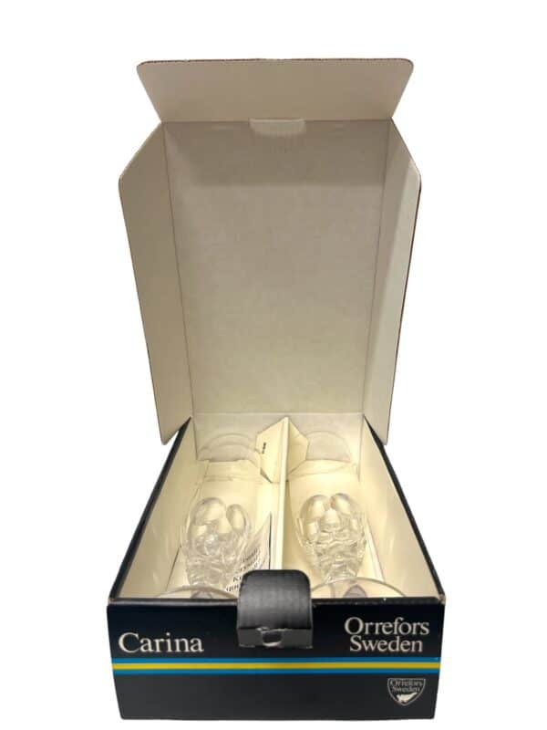 Orrefors - Carina - 2 Pack Champagneglas originalkartong design Ingeborg Lundin