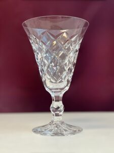 Kosta Boda Tjugo Rut – Goblet / ölglas – design Fritz Kallenberg – vintage