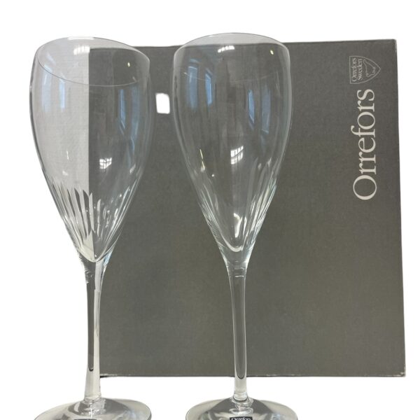 Orrefors - Crescendo - 2 st Vin glas Design Erika Lagerbielke
