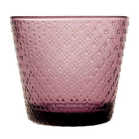 Iittala - Tundra - 2 st Öl / Vatten glas 29cl Ljung / Lila Design Oiva Toikka