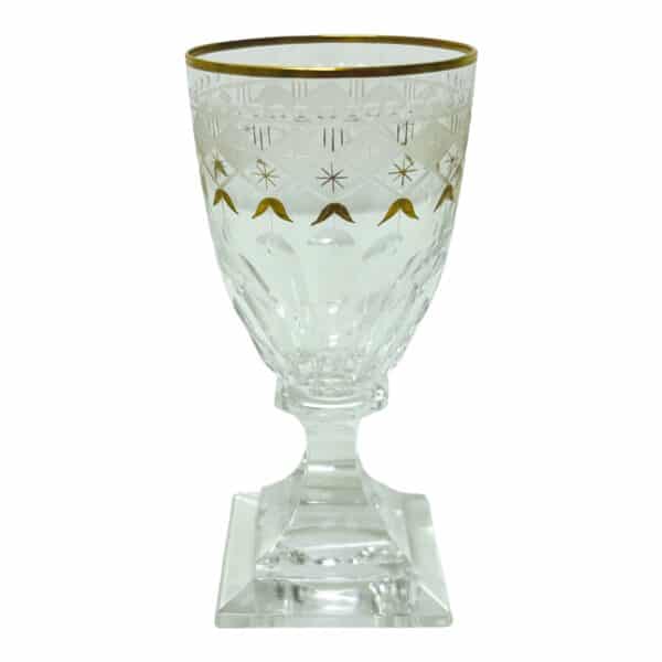 Kosta Boda - Odelberg Junior - RödVin Öl glas design sen gustaviansk