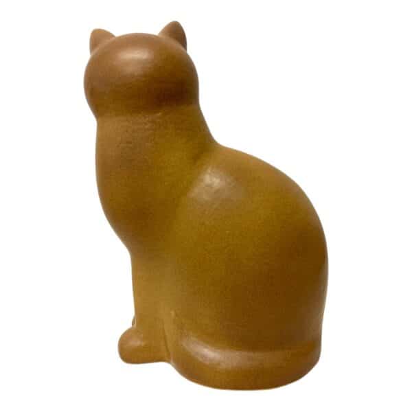 Gustavsberg - Katten Murre Brun - Maxi 36 cm hög design Lisa Larson