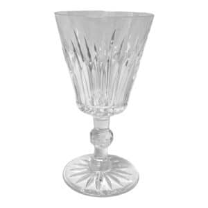 Kosta Boda Pyramid – rödvinsglas hel kristall – design Fritz Kallenberg – vintage