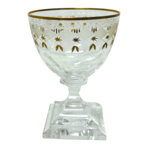 Kosta Boda Odelberg Junior – champagneglas coupe i kristall, sengustaviansk stil – design Elis Bergh – vintage