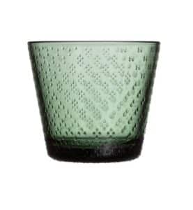 Iittala Tundra – 2 st öl- och vattenglas 29 cl Tall grön – design Oiva Toikka