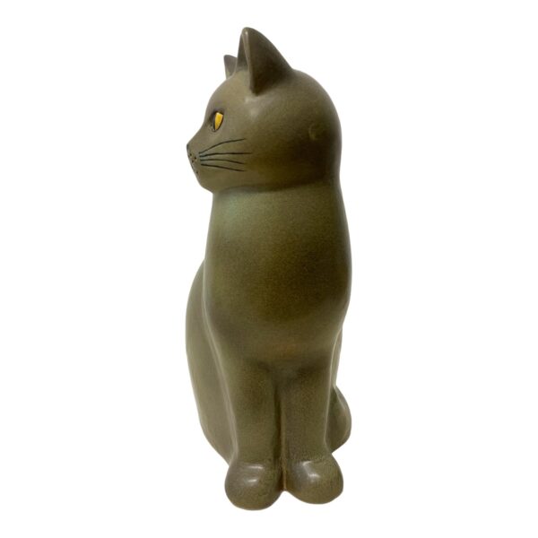 Gustavsberg - Katten Murre Grå - Maxi 36 cm hög design Lisa Larson