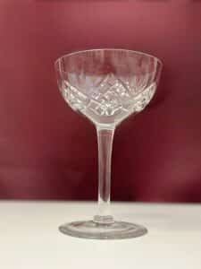 Kosta Boda Helga – champagneglas coupe i kristall – design Fritz Kallenberg – vintage