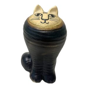 Gustavsberg – Katten Maja svart / vit ', porslinsfigur – design Lisa Larson