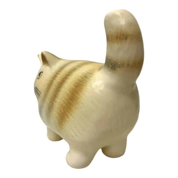 Gustavsberg - Katten Moa brunrandig design Lisa Larson