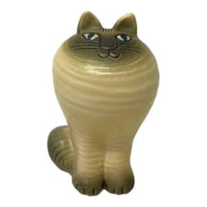 Gustavsberg – Katten Maja vit / grå ', porslinsfigur – design Lisa Larson